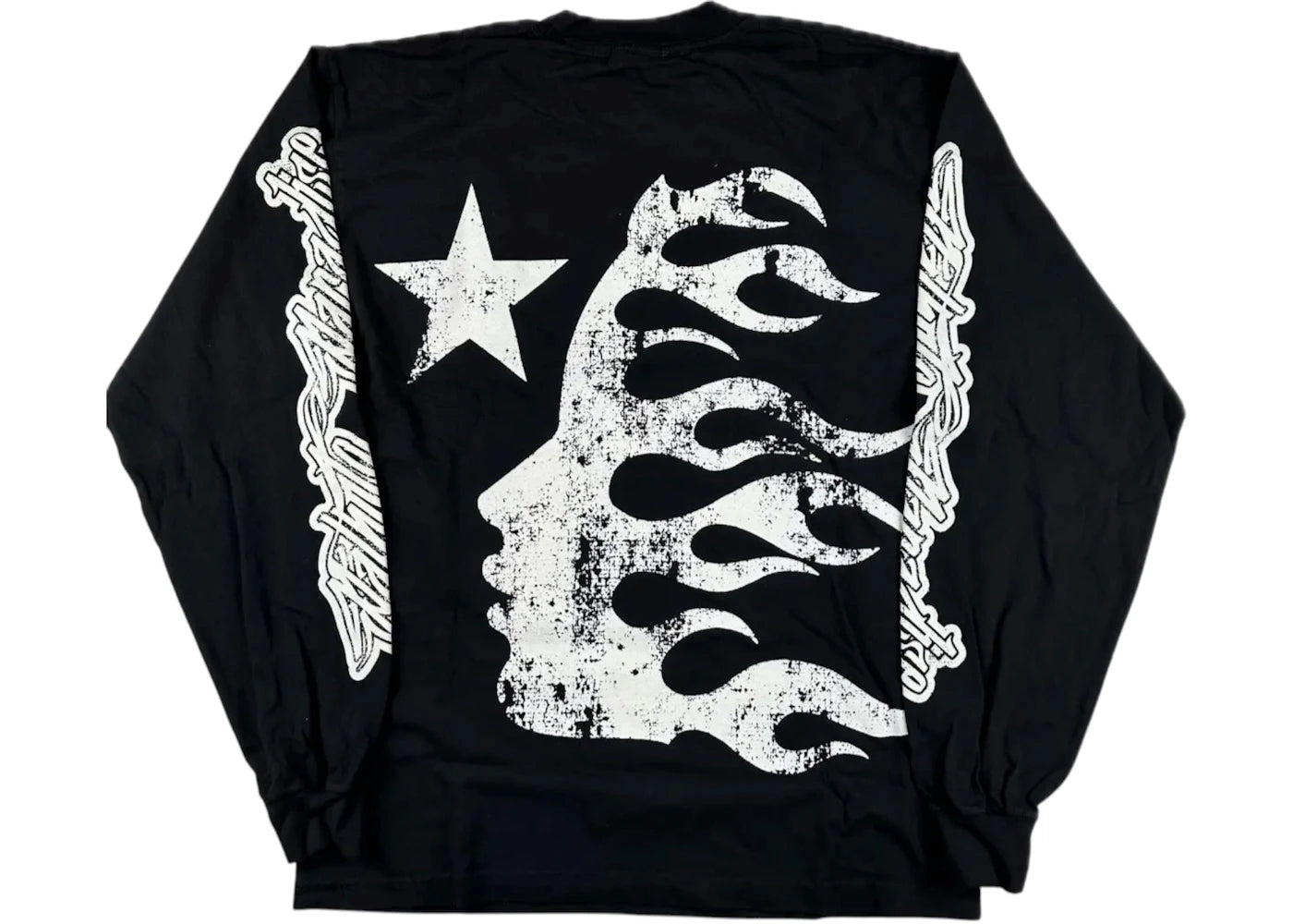 Hellstar Overseas Inner Star L/S T-shirt Black - vue secondaire B