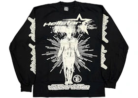 Hellstar Overseas Inner Star L/S T-shirt Black - vue 360