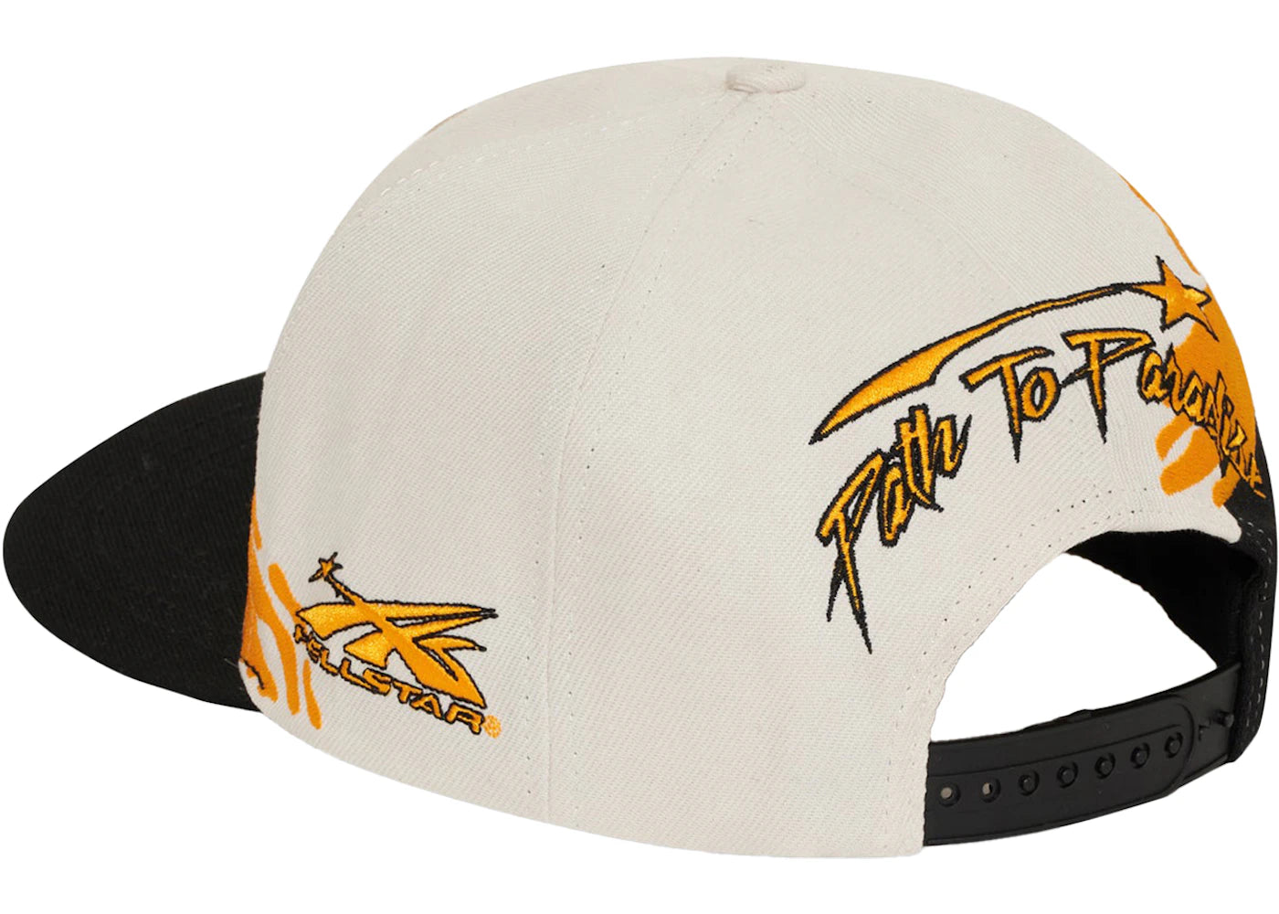 Hellstar Paintbrush Snapback Hat Orange/Black - vue secondaire B