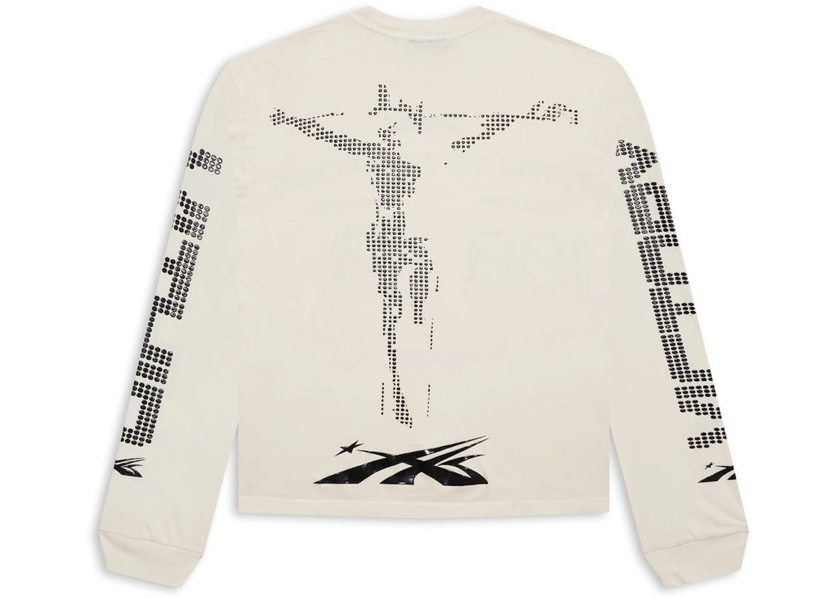 Hellstar Scoreboard L/S T-shirt White - vue secondaire A