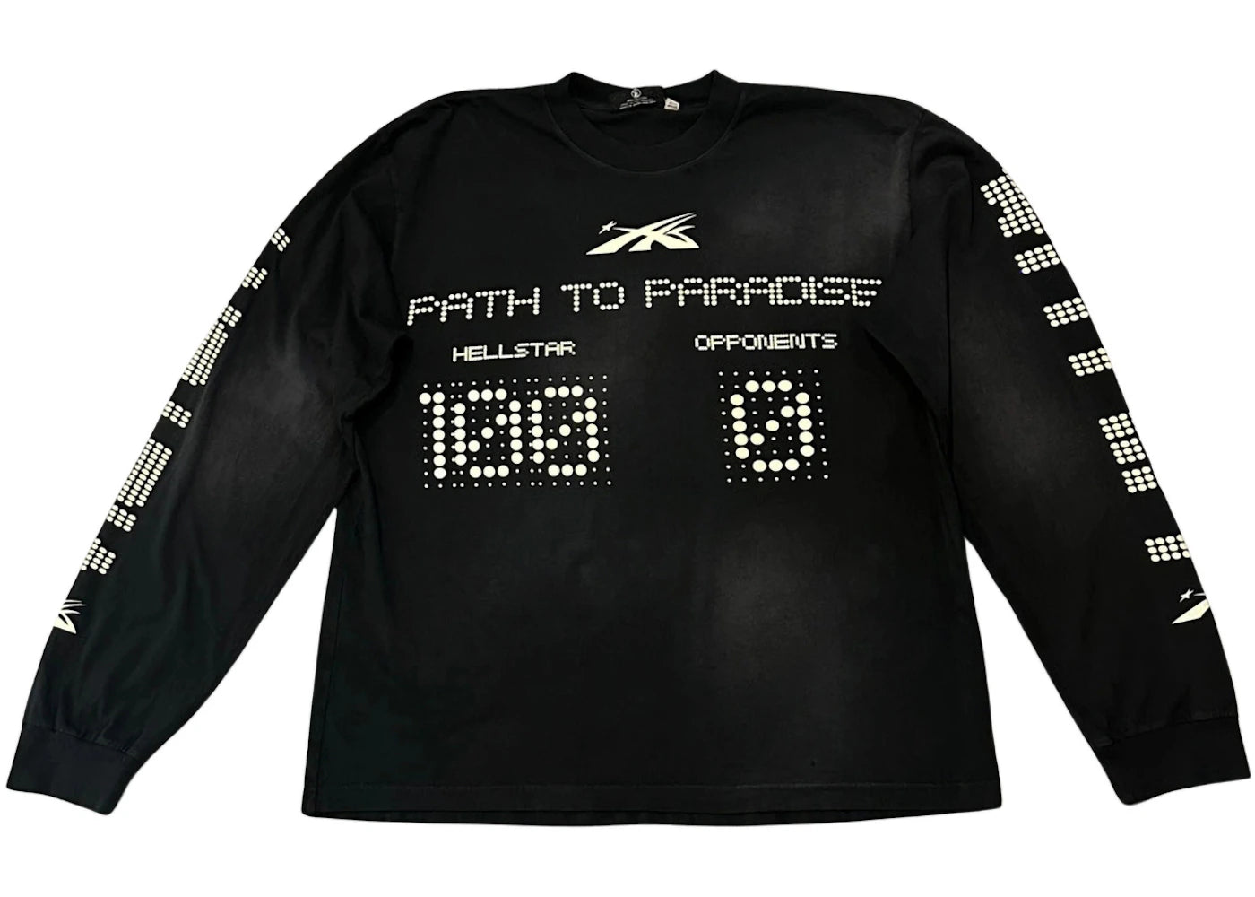 Hellstar Scoreboard L/S T-shirt Black - vue secondaire A