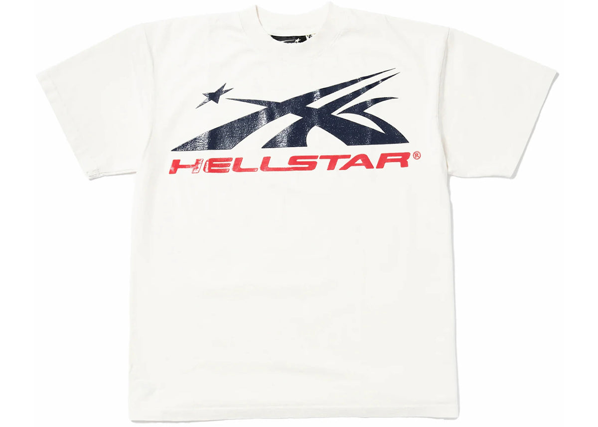 Hellstar Sport Logo Gel T-shirt White - vue 360