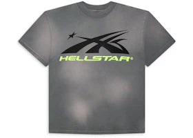 Hellstar Sports Core Logo Gel T-Shirt Grey - vue 360