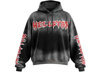 Hellstar Stars Shine Graffiti Hoodie Black/Red