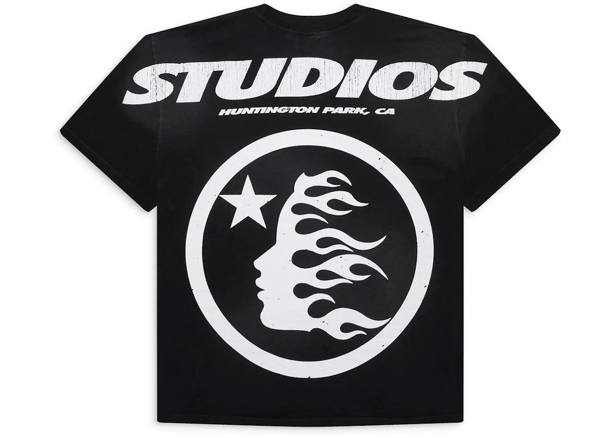 Hellstar Studios Cartoon Logo T-shirt Yellow - vue secondaire B