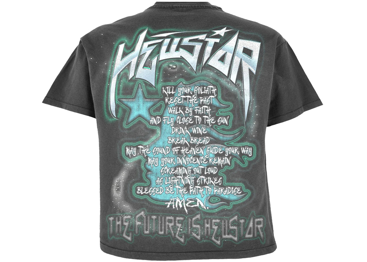 Hellstar The Future T-Shirt Black Blue - vue secondaire B
