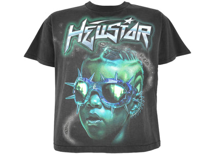 Hellstar The Future T-Shirt Black Blue - apparel view 2