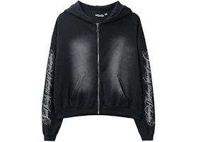 Hellstar Thermal Zip-Up Hoodie Black
