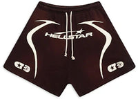 Hellstar Warm Up Shorts Brown