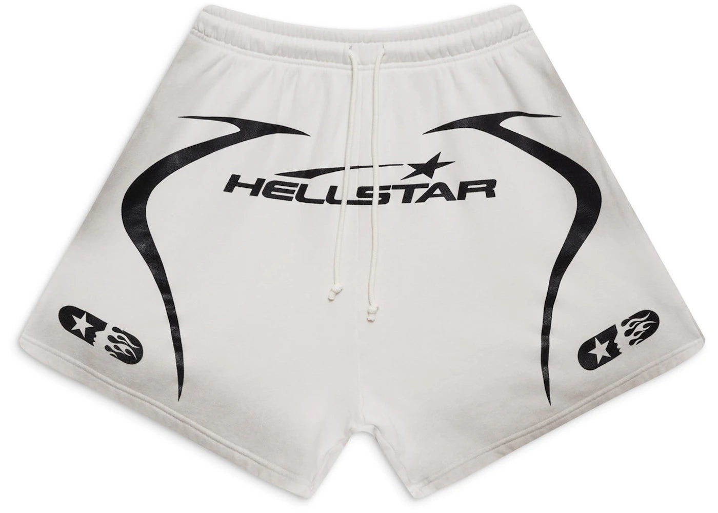 Hellstar Warm Up Shorts White - vue secondaire A