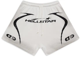 Hellstar Warm Up Shorts White - vue 360