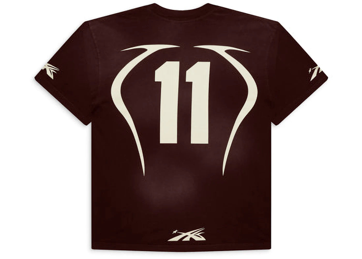 Hellstar Warm Up T-shirt Brown - vue secondaire B