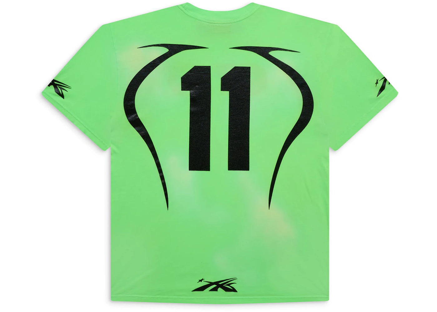 Hellstar Warm Up T-shirt Neon Green - vue secondaire A