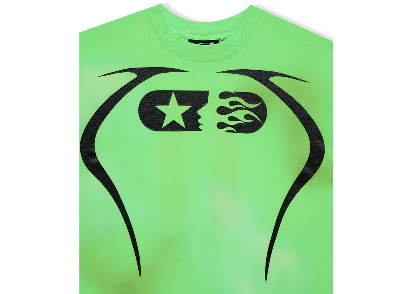 Hellstar Warm Up T-shirt Neon Green - vue secondaire B
