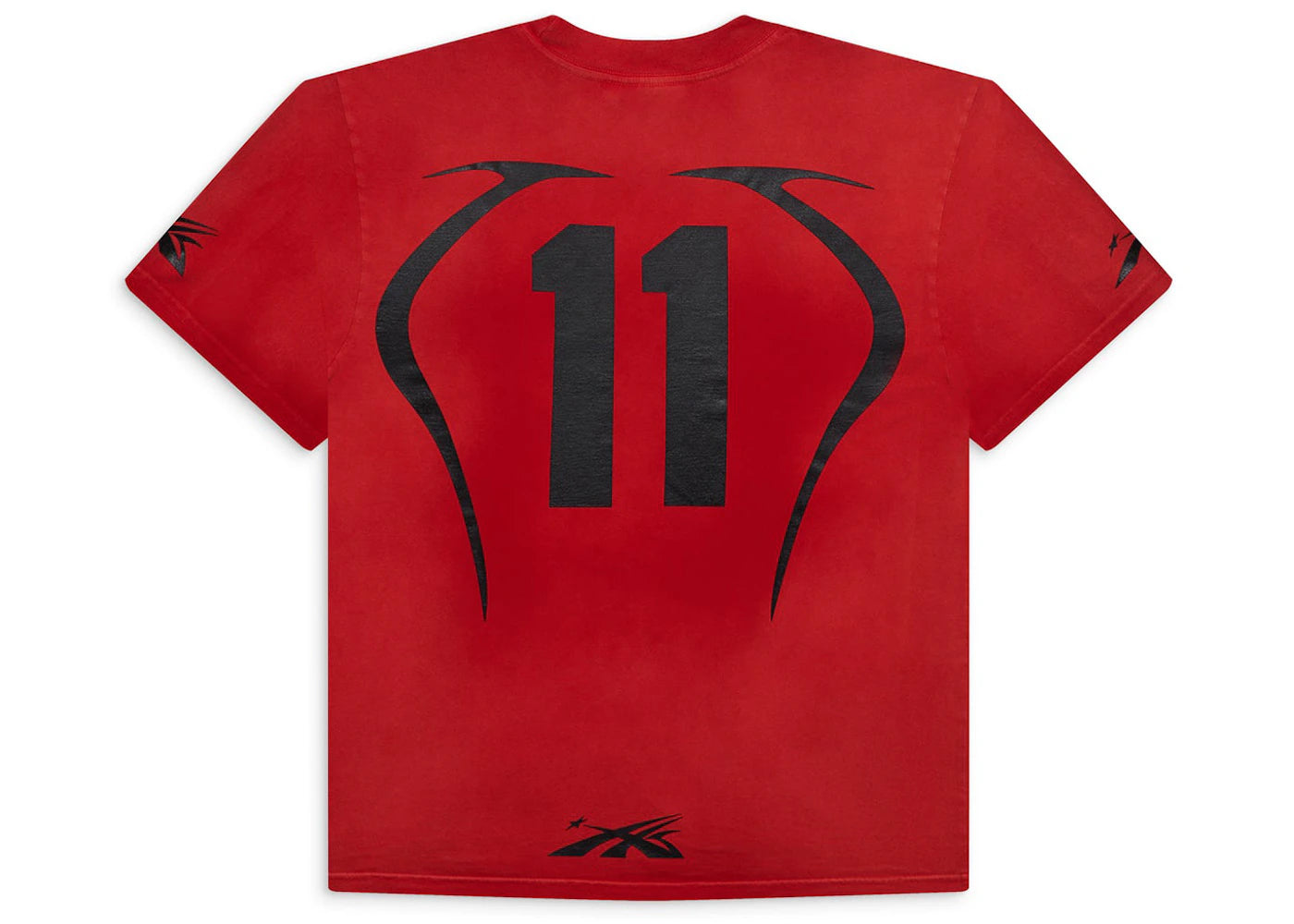 Hellstar Warm Up T-shirt Red - vue secondaire B