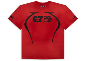 Hellstar Warm Up T-shirt Red - authentic Hellstar apparel