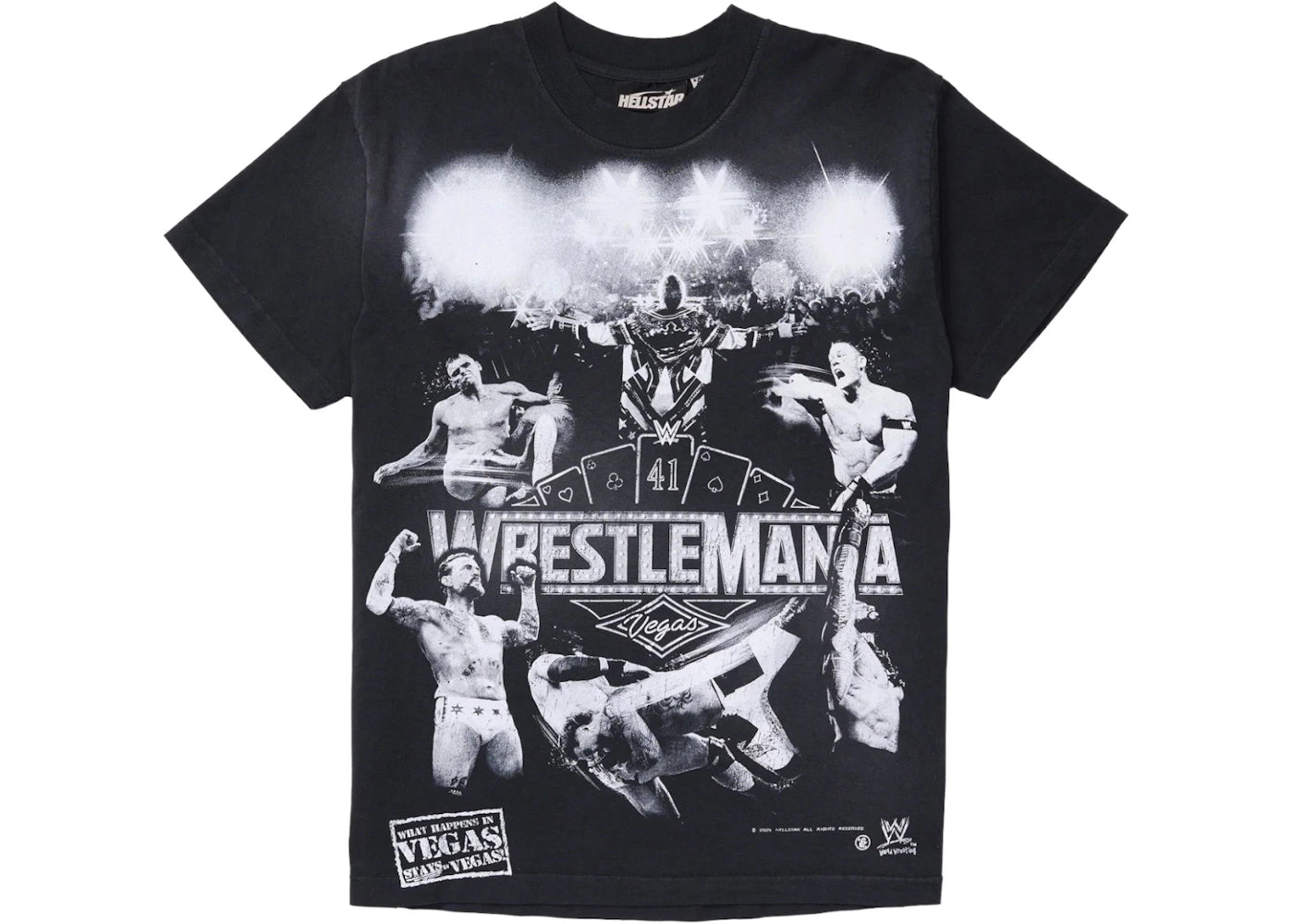 Hellstar Wrestlemania T-Shirt Black - vue secondaire A