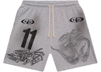 Hellstar Yoga Shorts Grey