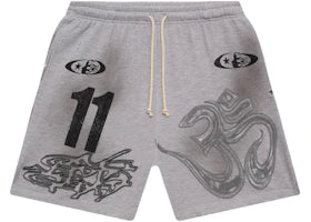 Hellstar Yoga Shorts Grey