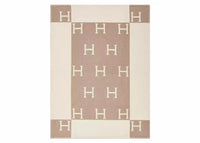 Hermes Avalon Baby Blanket Noisette Moyen/Blanc