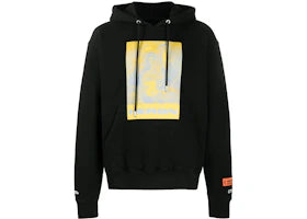 Heron Preston Halo Herons Hoodie Black/Yellow - vue 360