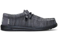 Hey Dude Wally Stretch Sox Granite Grey Black