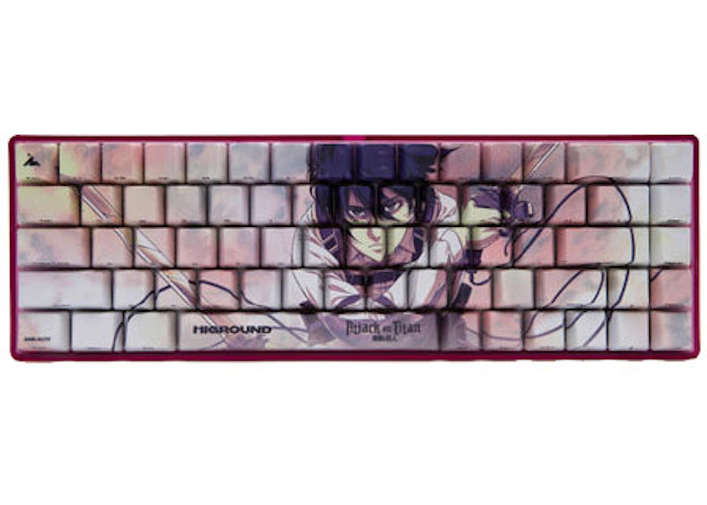 Higround x Aot2 Mikasa Performance B65 Keyboard - vue 360