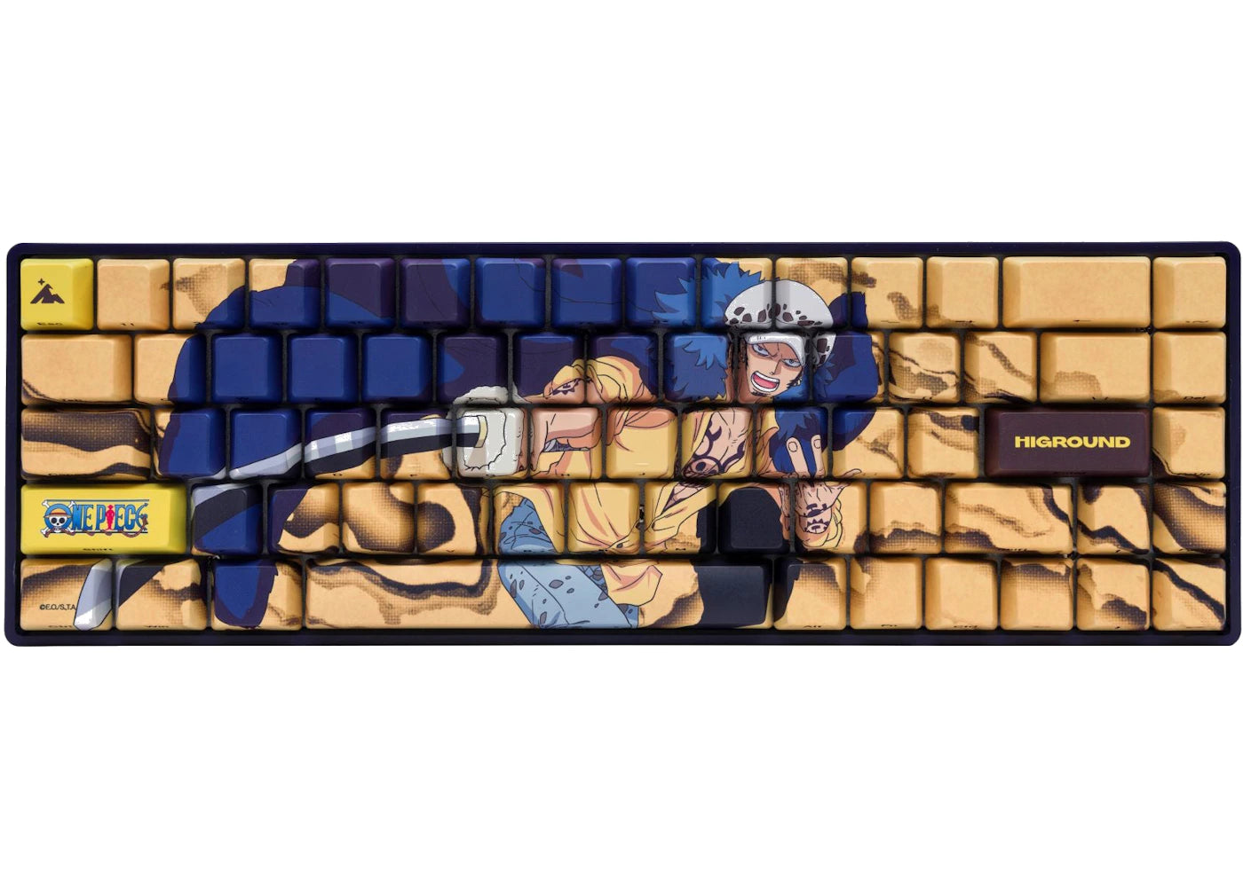 Higround x One Piece Law Performance Base65 Keyboard Blue/Yellow sneakers - authentic Higround shoes