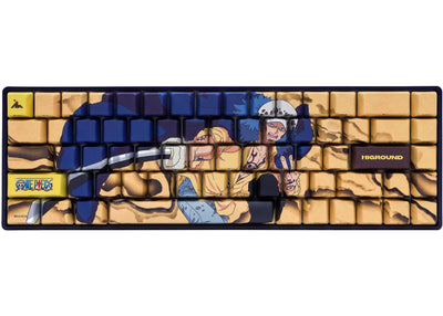 Higround x One Piece Law Performance Base65 Keyboard Blue/Yellow