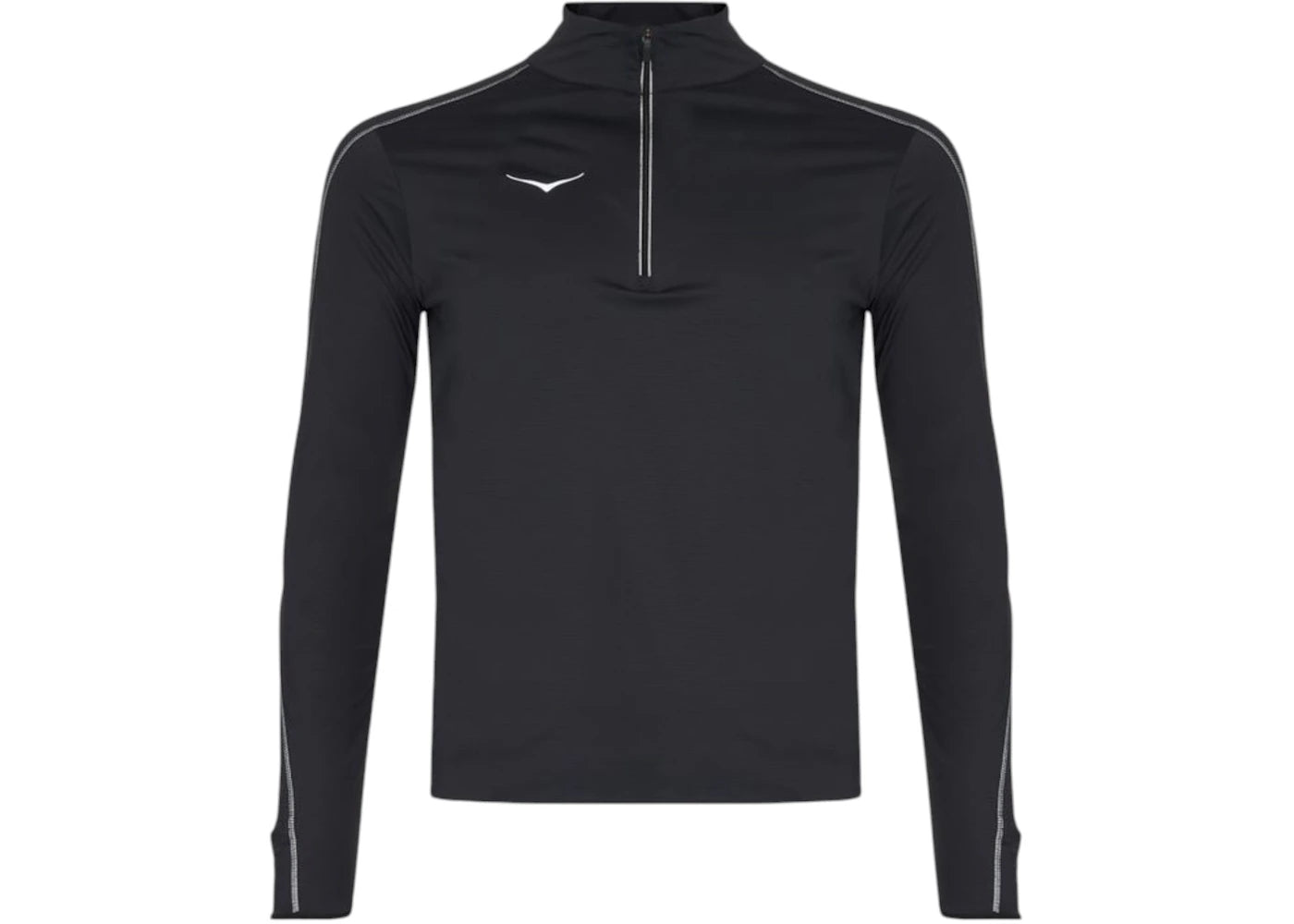 Hoka GlideTech Quarter Zip Sweatshirt Black - vue secondaire A