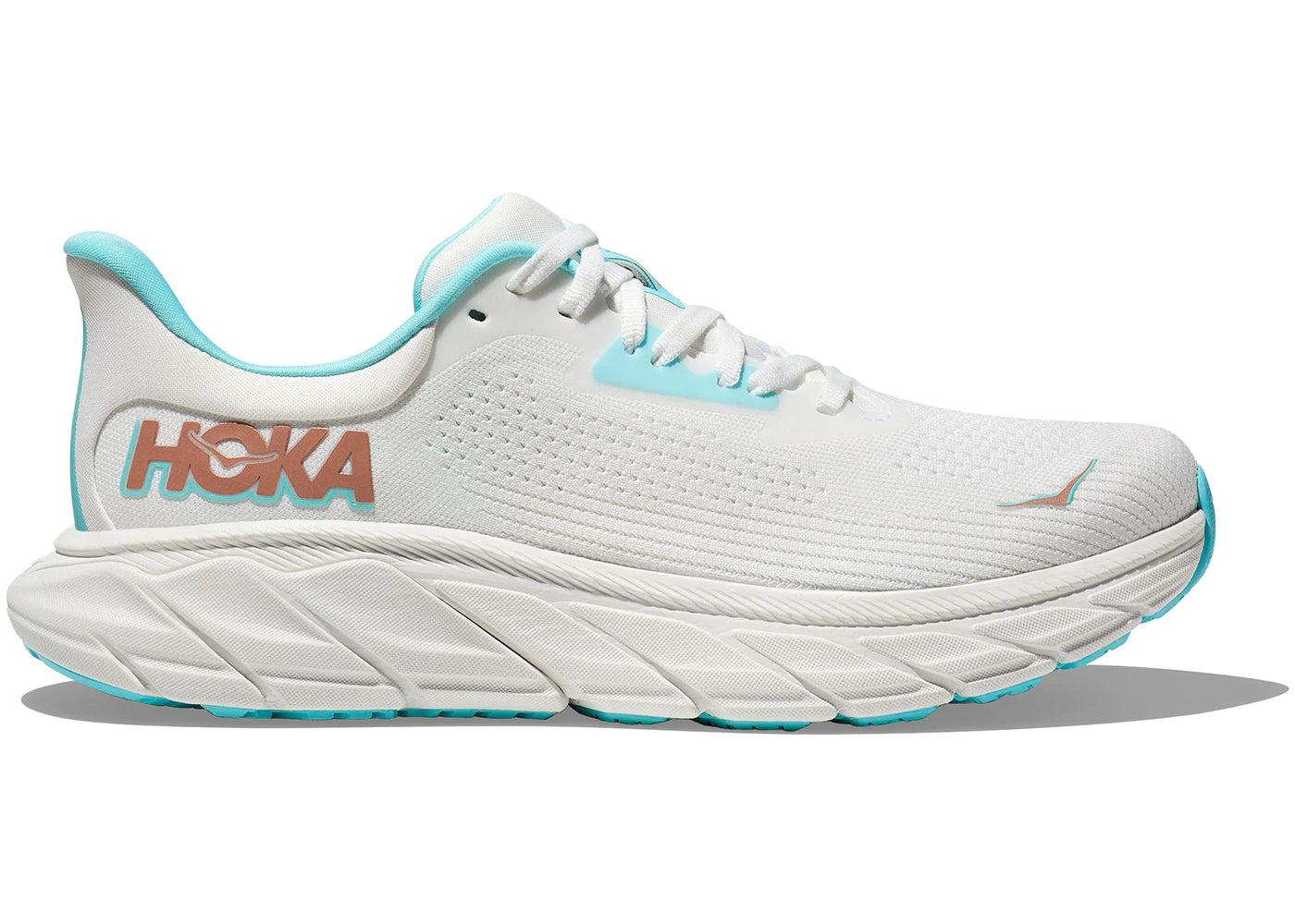 Hoka One One Arahi 7 Frost Rose Gold (Women's) - vue 360