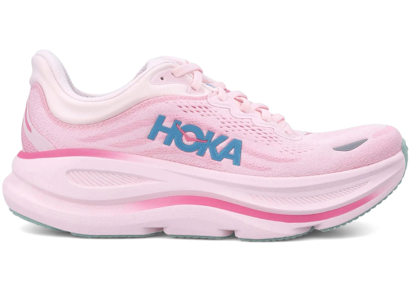 Hoka One One Bondi 9 Rose Tea Petal (Women's) - vue 360