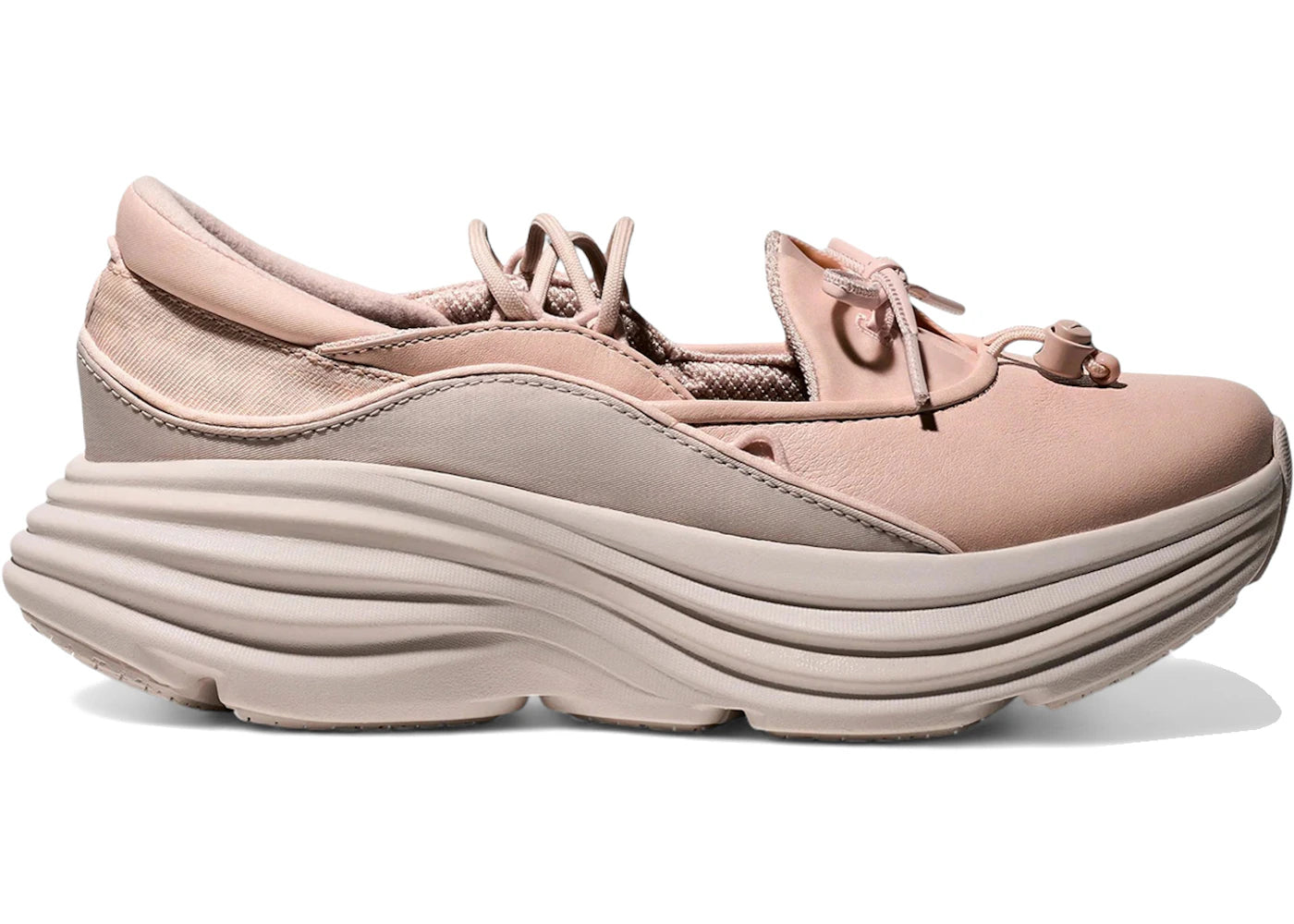 Hoka One One Bondi Mary Jane Beech Wood Stucco - vue 360