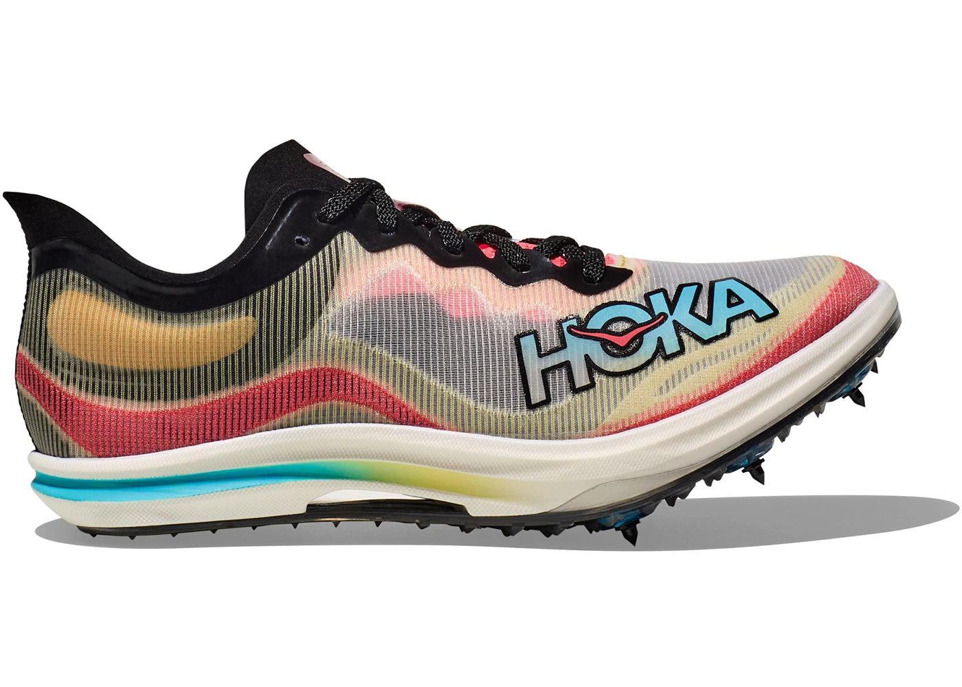 Hoka One One Cielo X 3 MD Black Yuzu - vue secondaire A