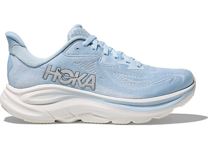 Hoka One One Clifton 10 Glacier Blue Silver (Women's) - authentic Hoka One One sneakers