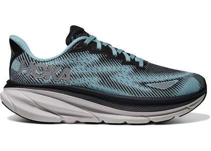 Hoka One One Clifton 9 Gore-Tex Black Raindrop (Women's) - sneakers view 2