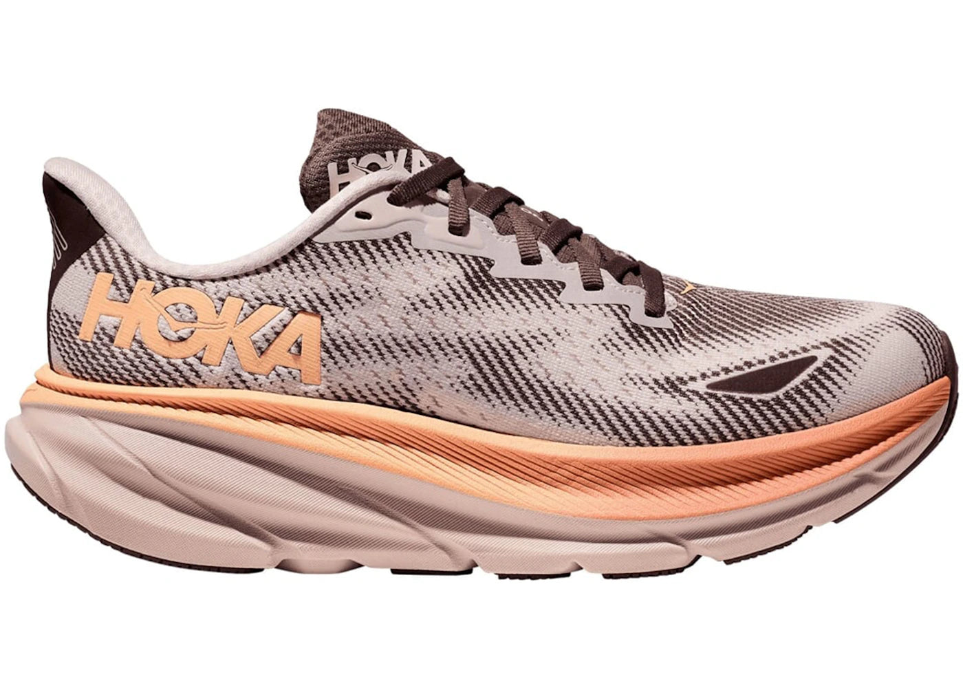 Hoka One One Clifton 9 Gore-Tex Cosmic Pearl Smoky Quartz (Women's) - vue 360