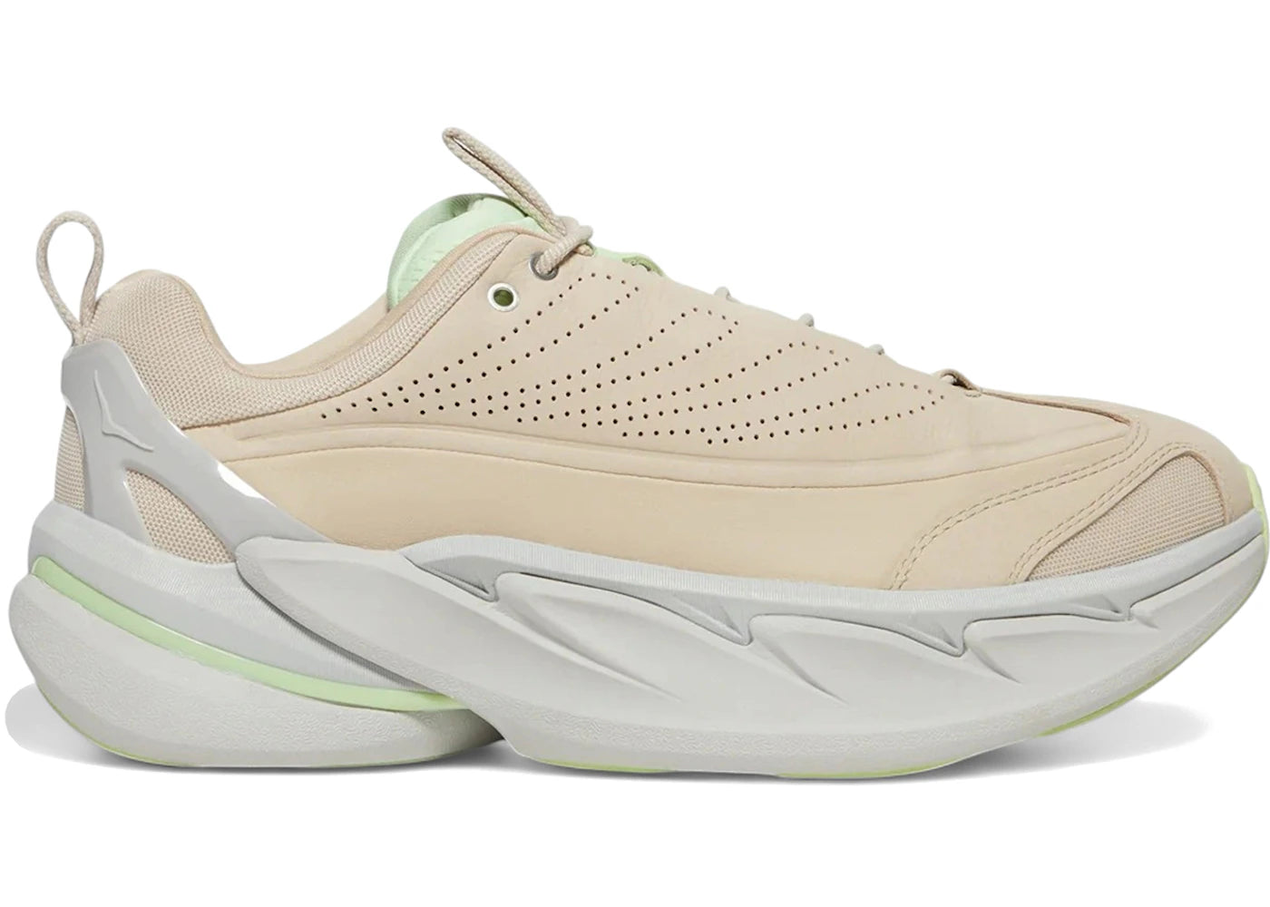 Hoka One One Elevon X Oatmeal Luna Moth - vue 360