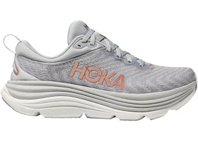Hoka One One Gaviota 5 Harbor Mist Rose Gold (Women's) - vue 360