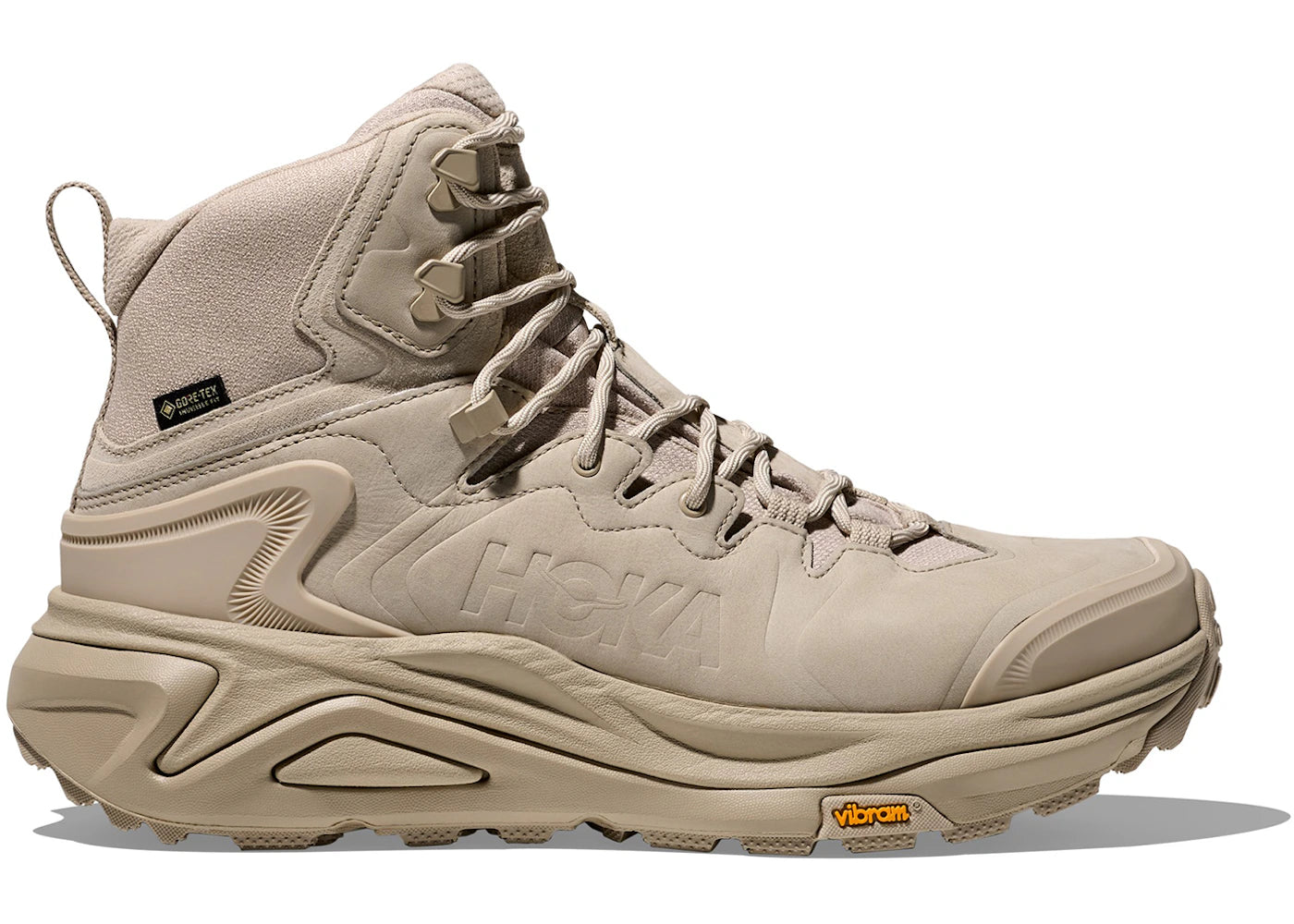 Hoka One One Kaha 3 Mid Gore-Tex Raw Linen Oat Milk (Women's) - vue secondaire A