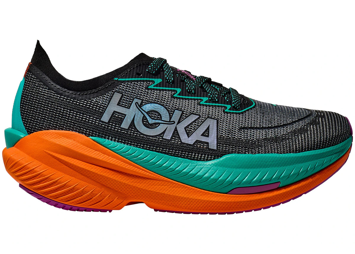 Hoka One One Mach X 2 Black Electric Aqua (Women's) - vue secondaire A
