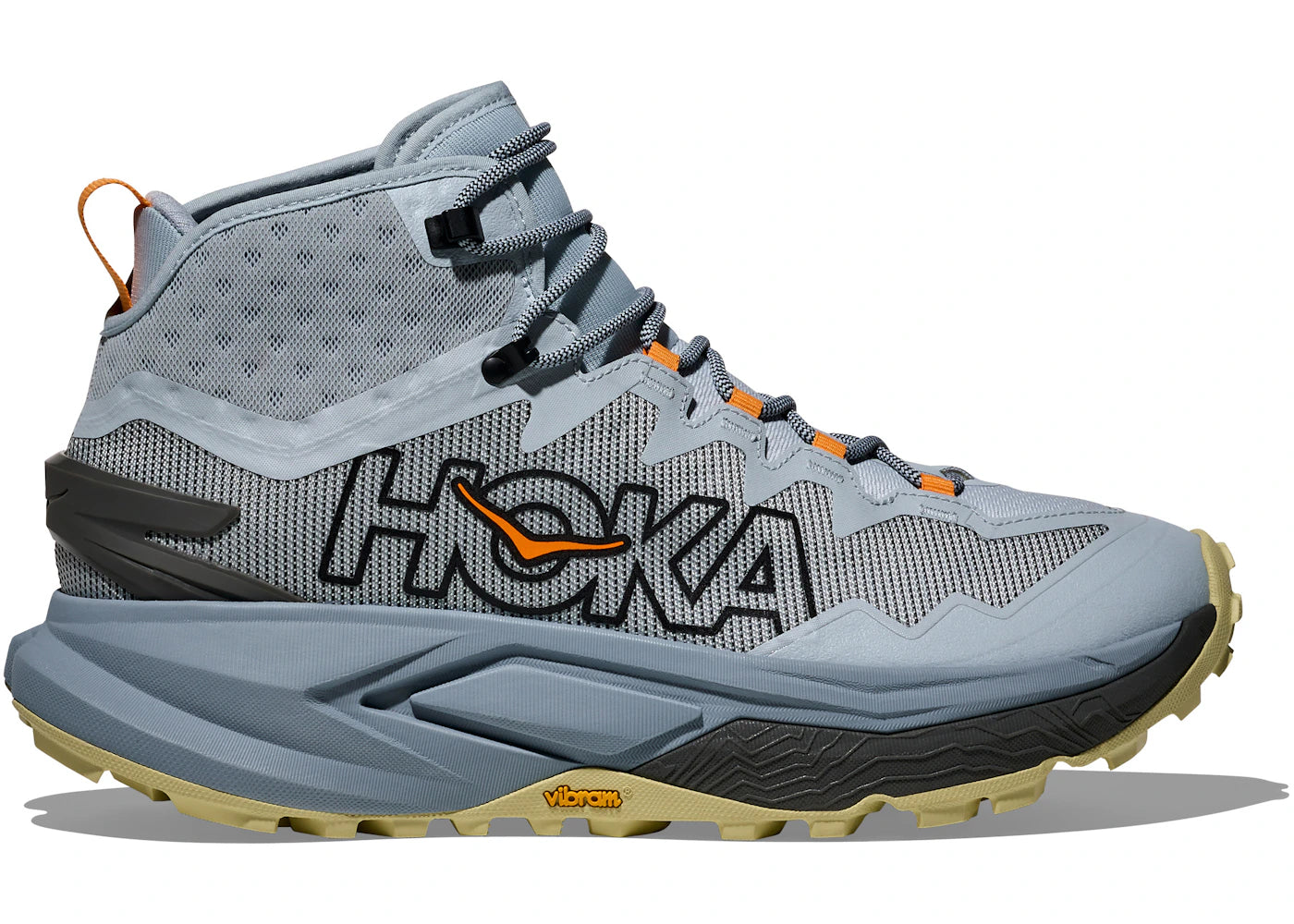 Hoka One One Mafate Hike Mineral Blue Tumeric - vue 360