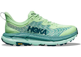 Hoka One One Mafate Speed 4 Lime Glow Ocean Mist (Women's) - vue 360