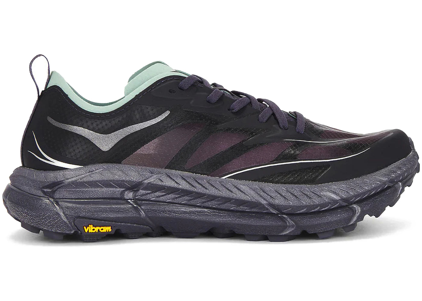 Hoka One One Mafate Speed 4 Lite Charcoal Grey Jade - vue 360
