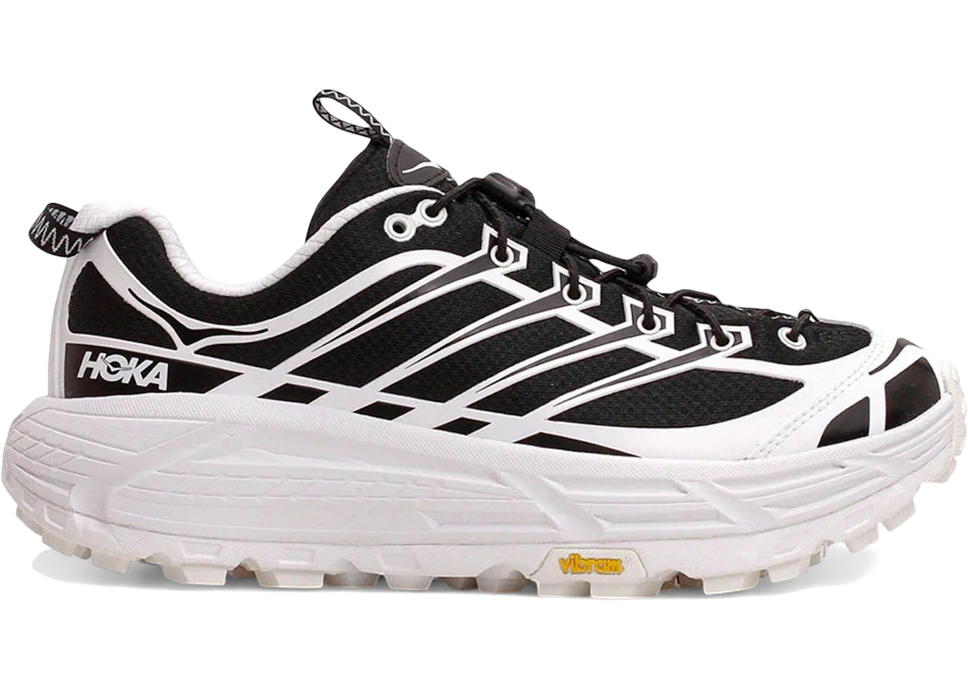 Hoka One One Mafate Three2 Frost Black - vue secondaire A