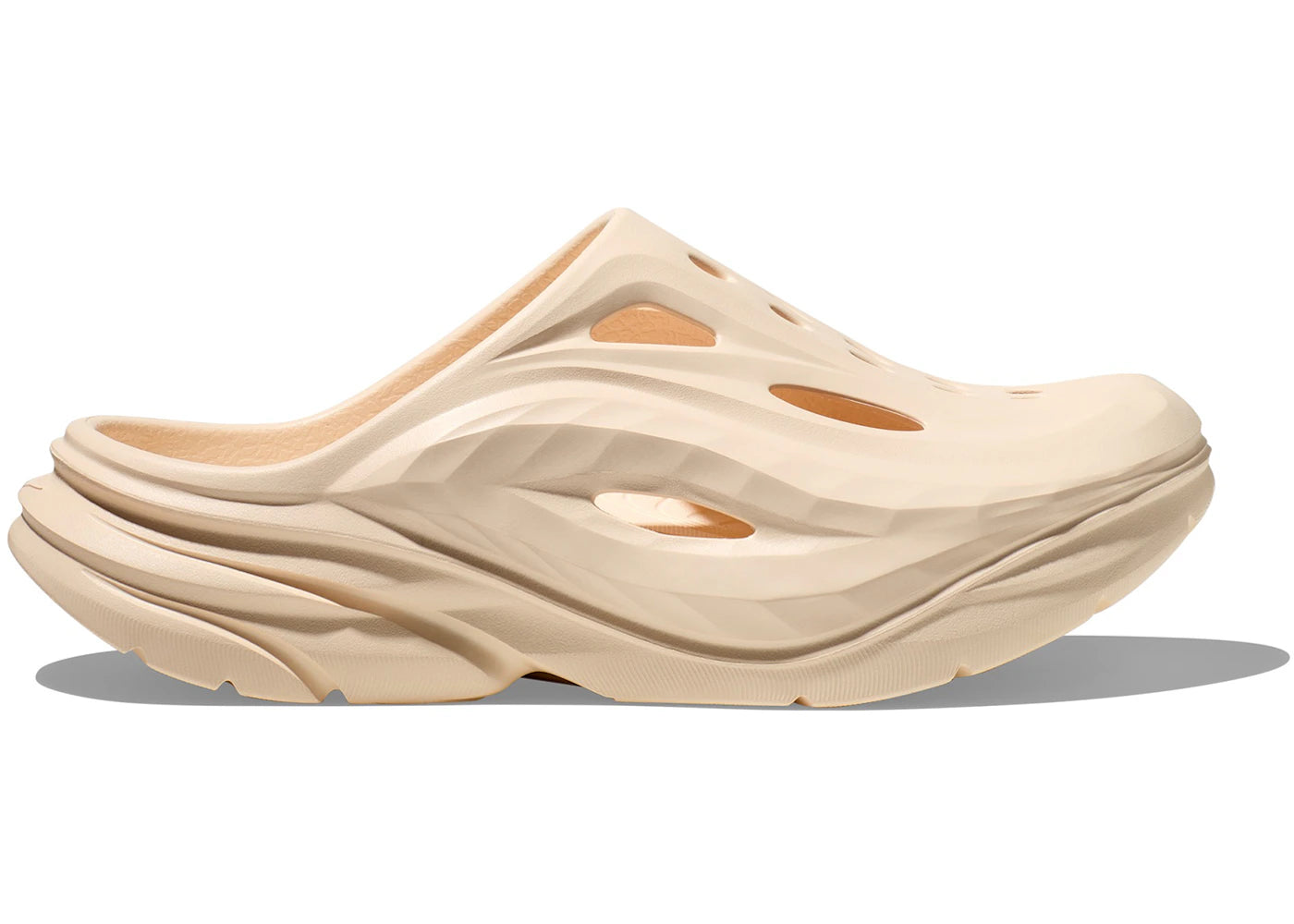 Hoka One One Ora Recovery Mule Vanilla - vue 360