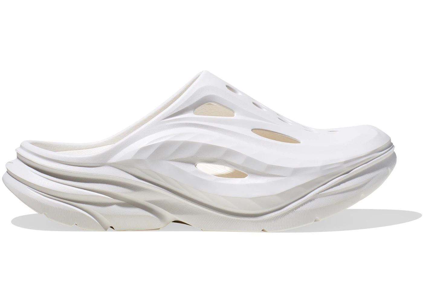 Hoka One One Ora Recovery Mule White - vue secondaire A
