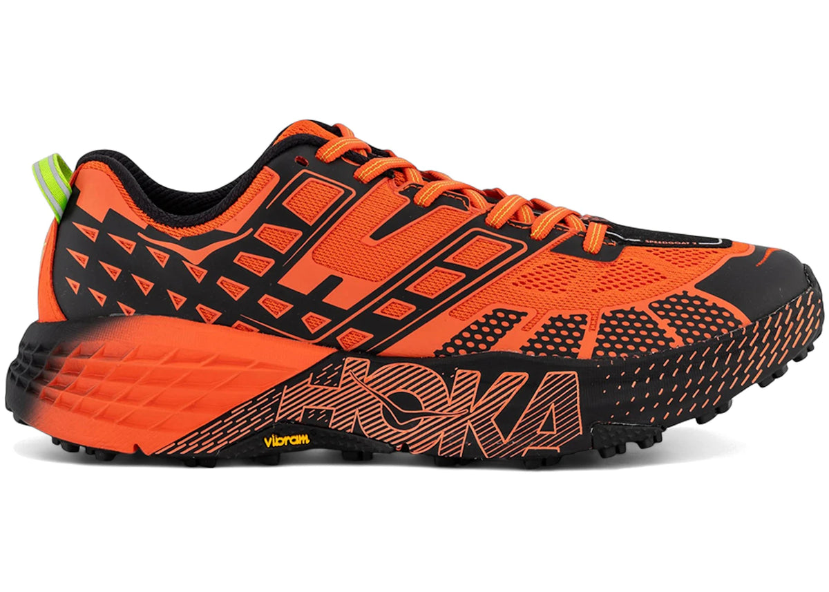 Hoka One One Speedgoat 2 Tomato Electric Green - vue secondaire A