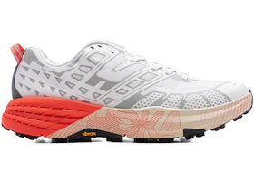 Hoka One One Speedgoat 2 White Tomato - vue 360