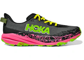 Hoka One One Speedgoat 6 Black Neon Rose - authentic Hoka One One sneakers